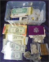 Estate Coin and Currency Collection.