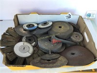 Assorted Grinding wheels  & Dreeser