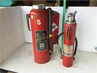 2 Vintage Ansul Fire Extinguishers