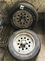 2 Ford Ranger Mini Truck aluminum wheels/ tires