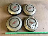 4 C-10  67- 72  Chevy Pickup dog dish hub caps