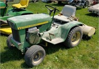 John Deere 112 Tractor w/ Tiller-Runs
