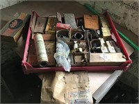 Crate of Antique Car Parts