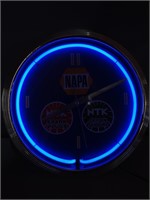 Vintage NAPA NGK NTK Clock