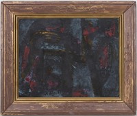 Nam Kwan Korean Abstract Oil on Canvas, c. 1964