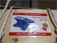 Unused Cast Iron Anvil 200lbs