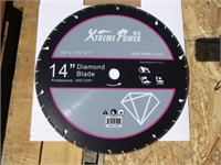 Unused 14" Diamond Blades(QTY 5)