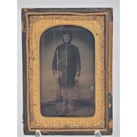 A Fine Civil War Tintype Photograph Union Soldier