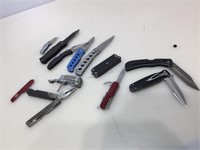 Lot of knives most have issues