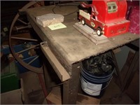 Heavy duty steel welding bench 2 1/2ft x 2 1/2ft