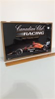 Canadian club racing tin sign. 22” long 13” tall