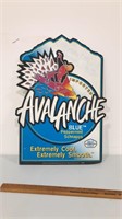 Large avalanche blue peppermint schnapps tin