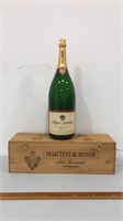 Large 23” martini & Rossi champagne bottle, with