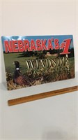 Nebraska’s #1 Windsor Canadian tin sign. 22x14