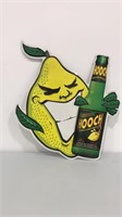 Hooper’s Hooch Lemon Brew- tin advertising sign