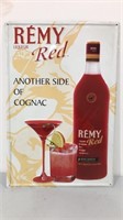 Remy red tin sign.  2000.  24x16