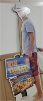 Kenny Chesney cardboard cut out approx 5ft is