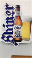 Shiner blonde tin sign.  1999.  29x21