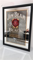 Jim beam black, mirrored sign. 24x18
