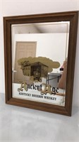 Ancient age bourbon whiskey mirrored sign.  18x14