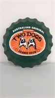 TWO DOGS Australian Orange Brew bottle cap style