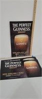 Lot of 3 Guinness Draught advertising posters
