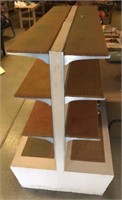 Commercial double sided Adjustable Shelving Unit