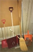 Brooms and Snow Shovels