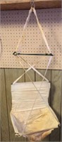 Vintage Canvas Baby Swing
