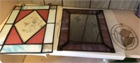 Stained Glass Mirror and other pieces