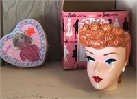 Barbie Head Vase/Sculpted mug