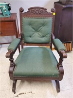 Victorian Eastlake Rocking Chair