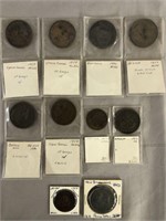 Lot of (10) Mid 19th Century Canada.