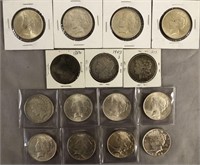Silver Dollar Lot of (15).