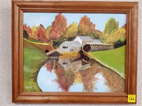 Watermill Oil on Canvas Painting