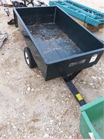 Lawn mower dump trailer