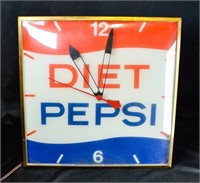 1960's Vintage Diet Pepsi Clock RARE Advertising
