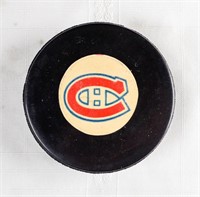 1970's MONTREAL CANADIENS NHL GAME PUCK