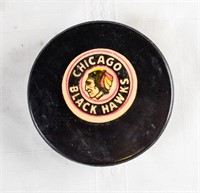 1970'S CHICAGO BLACK HAWKS NHL GAME PUCK