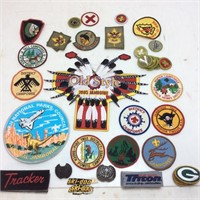 VTG. BOY SCOUT PATCHES w ASSORTED PATCHES