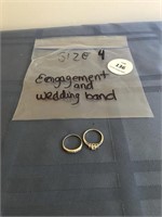 Nice Engagement & Wedding Ring