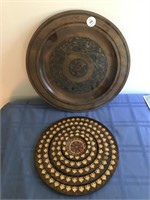 Nice Set Graduated Wooden Platters & Others