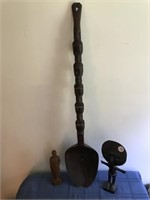 3 Nice Carved Wooden Items