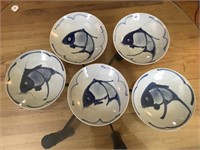 5 Chinese Fish Bowls