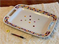 Pampered Chef serving plate