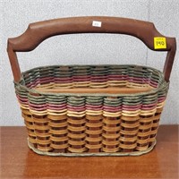 Fox Creek Basket Co. Handmade Basket w/ Handle