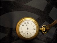 Vintage open face pocket watch