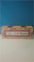 Double tea light candle holder love lives here