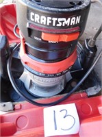 CRAFTSMAN 25000 RPM ROUTER WITH CASE