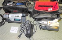 2 SONY VIDEO CAMERA WITH CASES